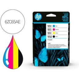 Toner 950Bk/951- 6Zc65Ae Multipack (Preto/Cores) - HP