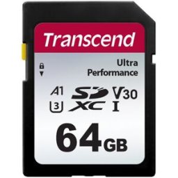 Cartão de Memória 64GB MicroSDXC 340S UHS-I - TRANSCEND
