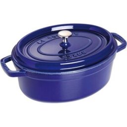 Caçarola Cocotte Oval de Ferro Fundido 29cm 4.20L (Azul Escuro) - STAUB