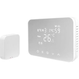Termostato Inteligente Soft Touch a Bateria HeyThermo-Free (Branco) - ISNATCH