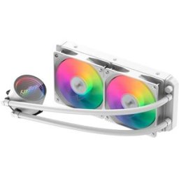 Water Cooler CPU Infinite Liquid 240 ARGB 120mm (Branco) - COOLBOX