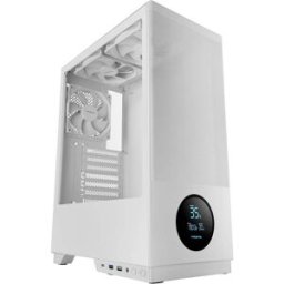 Caixa ATX Sagitta20 Tempered Glass LED Screen Front Mesh (Branco) - TACENS