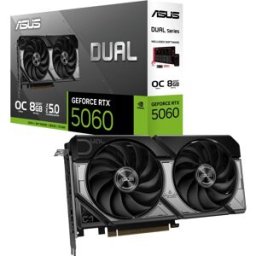 Placa Gráfica NVIDIA GeForce RTX 5060 "Blackwell" Dual OC 8GB GDDR7 DLSS4 - ASUS