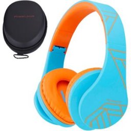 Auscultadores Infantil P2 (Azul/Laranja) - POWERLOCUS