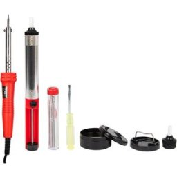 Kit Soldadura (Ferro de Soldar 30W, Dessoldador, Suporte, Solda, Resina e Chave Fenda) - XTREME