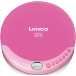 Leitor de CD-R/RW Portátil CD 011 (Rosa) - LENCO