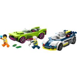 City: Perseguição de Carro da Polícia a Muscle Car - LEGO