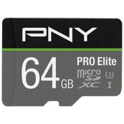 Cartão de Memória MicroSDXC 64GB (Classe 10) - PNY