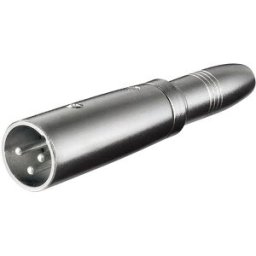 Velleman Ficha Adaptadora Canon Macho - Jack 6,3mm Femea Mono