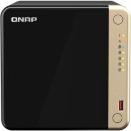 NAS TS-464 4 Bay Tower Intel Celeron N5095 8GB DDR4 QTS (Preto) - QNAP