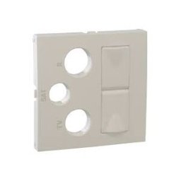 Centro p/ Tomada Mista R+TV+SAT+2x RJ45 Branco Série LOGUS90 - EFAPEL