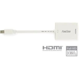 Conversor Mini DisplayPort Macho -> HDMI Femea