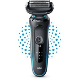Máquina de Barbear Series 5 51-M1000s (Preto/Azul) - BRAUN