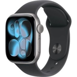 Apple Watch Series 11 GPS + Cellular 42mm Cinzento Sideral c/ Bracelete Desportiva Preta S/M
