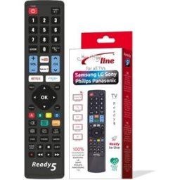 Comando Universal Dedicado p/ TVs LCD SAMSUNG, LG, SONY, PHILIPS, PANASONIC, ... - JollyLine