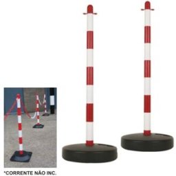 Pack 2x Postes em Plástico p/ Correntes de Segurança - VELLEMAN