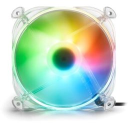 Ventoinha 120mm Shark Disc RGB 1000RPM 3 Pinos (Translúcida) - SHARKOON