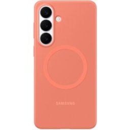 Capa Magnética de Silicone p/ Galaxy S26+ (Vermelho Coral) - SAMSUNG