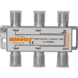 Derivador 5 Vias 5-1000MHz 14dB - IBEROSAT