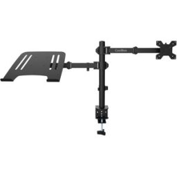 Suporte de Mesa MP01 p/ Computador Portátil/Monitores 32" (Preto) - COOLBOX