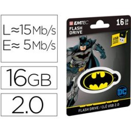 Pen Drive Usb Flash 16GB Usb 2.0 Collector Batman - EMTEC
