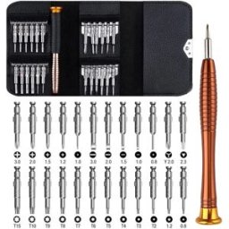 Conjunto Ferramentas "25-EM-1" p/ Reparação Telemóveis Smartphones