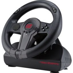 Volante + Pedais p/ Nintendo Switch (Preto) - READY2GAMING
