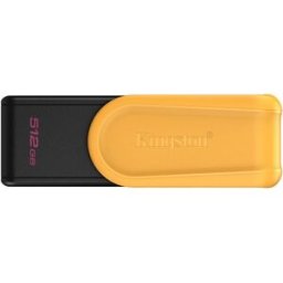 Pen Drive DataTraveler Exodia S USB 3.2 512GB (Preto/Amarelo) - KINGSTON