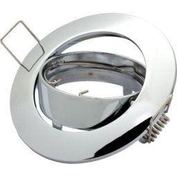 Aro Redondo Ajustável em Aluminio p/ Lampadas MR16-GU10