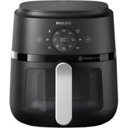 Fritadeira Air Fryer Série 2000 NA221/00 4.2L 1500W (Preto/Prateado) - PHILIPS