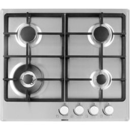 Placa 4 Bocas a Gás 580x510mm (Inox) - BEKO
