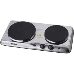 Fogão Elétrico Portátil 2500W 2 Bicos (Inox) - BELTAX