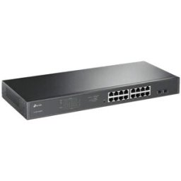 Switch 19" Gigabit Easy Smart 16 Portas PoE - TP-LINK