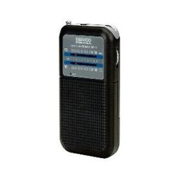 Rádio Portátil AM/FM c/ Alto Falante DW1008 (Preto) - DAEWOO