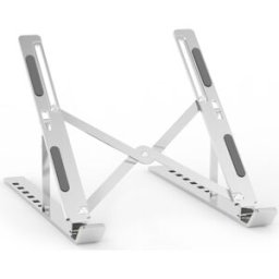 Suporte de Mesa Ajustável p/ Computador e Tablet (Prateado) - AISENS