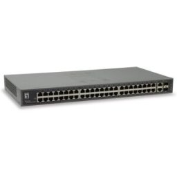 LevelOne Switch 48 Portas Gigabit RJ-45 + 2x Portas SFP - LEVEL ONE