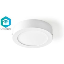 Painel LED Superficie Redondo Inteligente Wi-Fi SmartLife LED 12W 3000~6000K 800Lm (Ø 17cm) - NEDIS