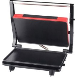 Sanduicheira 750W Placa Lisa (Vermelho) - MUVIP