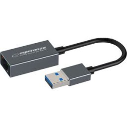Placa de Rede Externa (RJ45) GIGABIT USB 3.0 (18cm) - ESPERANZA