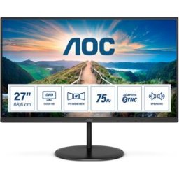 Monitor 27" Q27V4EA LED 2K Ultra HD (Preto) - AOC