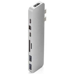 Hub USB C Prateado (USB C/USB 3.0/Cartão SD, microSD/HDMI/Mini Displayport) - HYPERDRIVE