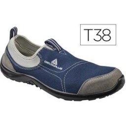 Sapatos De Seguranca De Poliester E Algodao Com Palmilha E Ponteira De Aco Formato 38 - DELTAPLUS