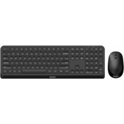 Pack Teclado + Rato Ótico Wireless 3000 Series (Preto) - PHILIPS