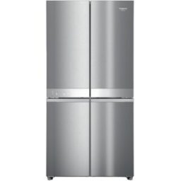 Frigorífico Americano Side by Side HAQ9 E2L EF 610L No Frost (Inox) - HOTPOINT