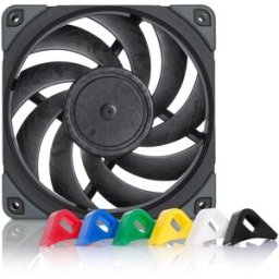 Ventoinha 120mm NF-A12 Chromax Black Swap 2000RPM 4 Pinos PWM - NOCTUA
