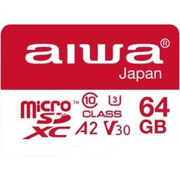Cartão de Memoria 64GB MicroSDXC Classe 10 + Adaptador - AIWA