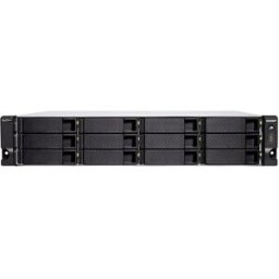 NAS p/ Rack (3U) TS-H1886XU-RP-R2 Ethernet LAN (Preto/Inox) - QNAP