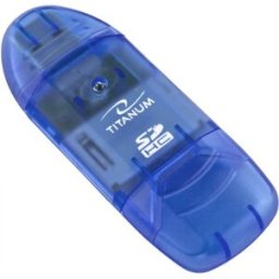 Leitor de Cartão SDHC "TITANUM" USB 2.0 (Azul) - ESPERANZA