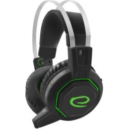 Auscultadores Headset GAMING 7.1 Surround (Preto/Verde) - ESPERANZA