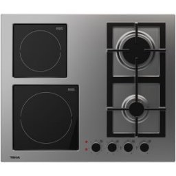 Placa Mista 4 Zonas EFX 60.1 2G 2H AI AL 3000W (Inox) - TEKA